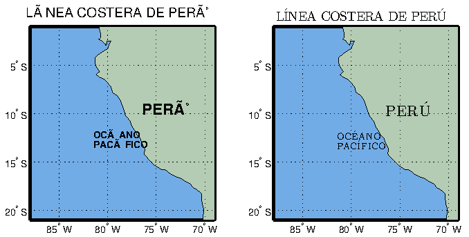 Coastline of Peru